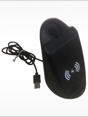 2 in 1 Dual Coil Wireless Charging Station for iPhone and Apple Watch